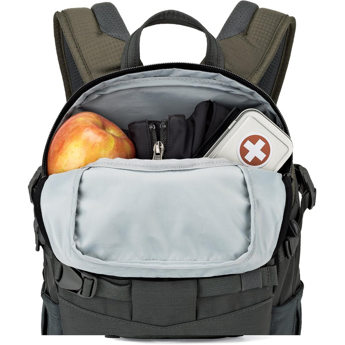 Рюкзак Lowepro Flipside Trek 350 AW для фототехніки, DSLR-камера, об'єктиви, аксесуари, сірий