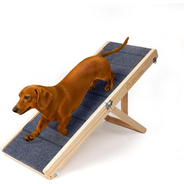 Сходинки для собак на ліжко та диван – м'які, антиковзні, складані, регульовані, портативні, до 16 кг, сірі