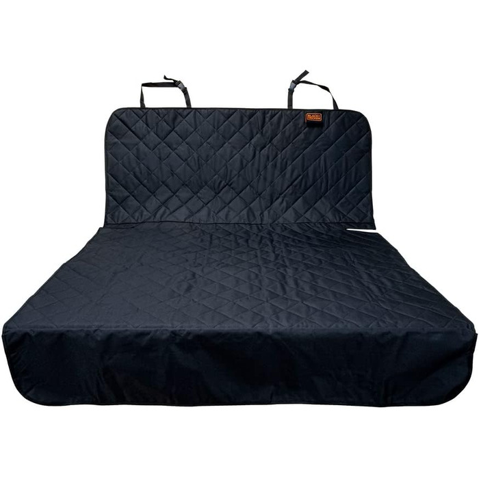Захисний чохол для багажника BLACK+DECKER для собак - універсальний, неслизький, водовідштовхуючий, 178 x 129 см, чорний