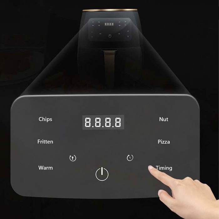 Аерофритюрниця 2400 Вт, 6 л з дисплеєм