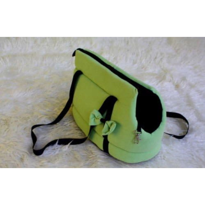 Сучасна переносна сумка для собак та котів Odolplusz Elegante (зелена) - для маленьких, середніх, великих тварин. Можливі розміри: XS, S, M, L. Переноска, сумка-переноска, транспортувальна сумка.