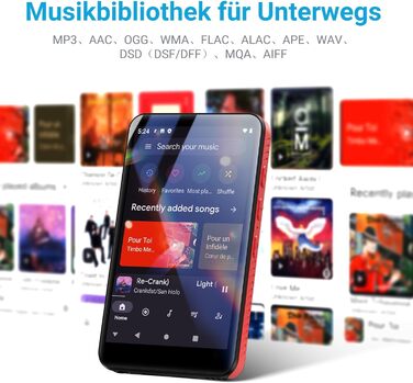 MP3 плеєр Mechen 96GB Bluetooth Android з Wi-Fi, 4.0