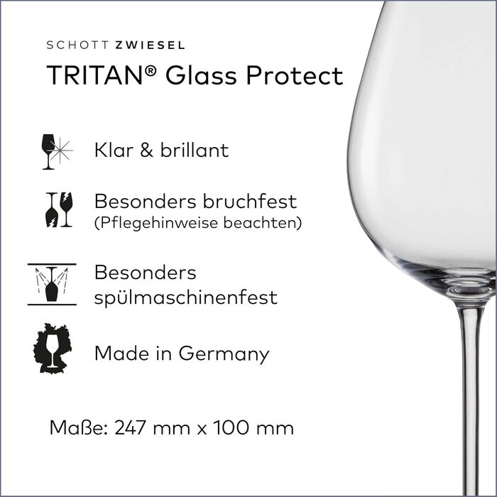 Набір келихів для вина Schott Zwiesel Allround Vinos (4 шт.), Tritan-кришталь, Made in Germany