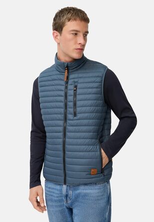 Жилет чоловічий Camel Active, степний, з переробленого поліаміду, колір - Tintenblau (56)