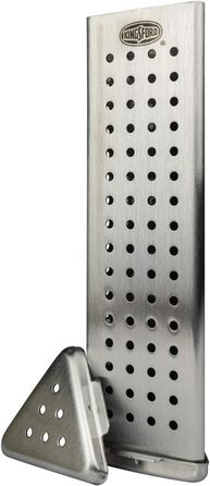 Kingsford Stainless Steel Smoker Box for Grill | Smoker Box for All Grills | Durable Grill Accessory | Easy Way to Turn Any Grill into a BBQ Smoker (Triangle)