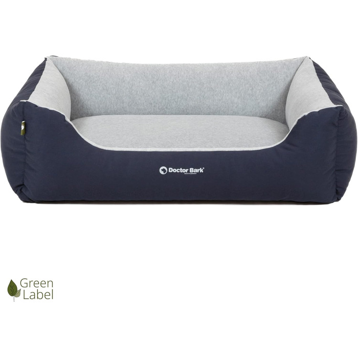 Ліжко для собак Doctor Bark Kleine Hunde - М'яке та зручне ліжко для маленьких собак, зелений колір, Made in Germany