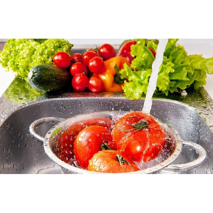 Ніж сито для макаронів Menax - нержавіюча сталь, кухонне сито, 18/24 см