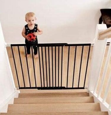 BabyDan Tor для домашніх тварин та дітей, розсувне, чорне, ширина 62,5-106,8 см