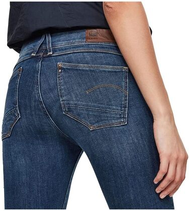 Джинси скінні G-Star Lynn Mid Waist (28W/30L, Medium Aged) – жіночі вузькі джинси середньої посадки