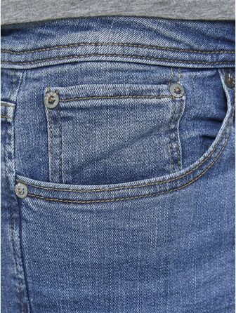 Джинси чоловічі JACK & JONES Slim Fit прямі, Denim/Blue (36W/32L) JJITIM JJORIGINAL AM 781 50SPS