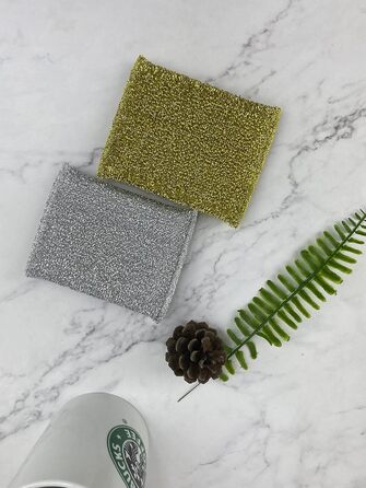 Scratch-resistant scrubbing sponges, cleaning sponge, dish sponge, kitchen sponge, versatile, robust, pack of 6