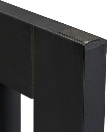 Захисне ворота для собак Relaxdays, розкладне, 91,5 x 103 см, чорний, MDF