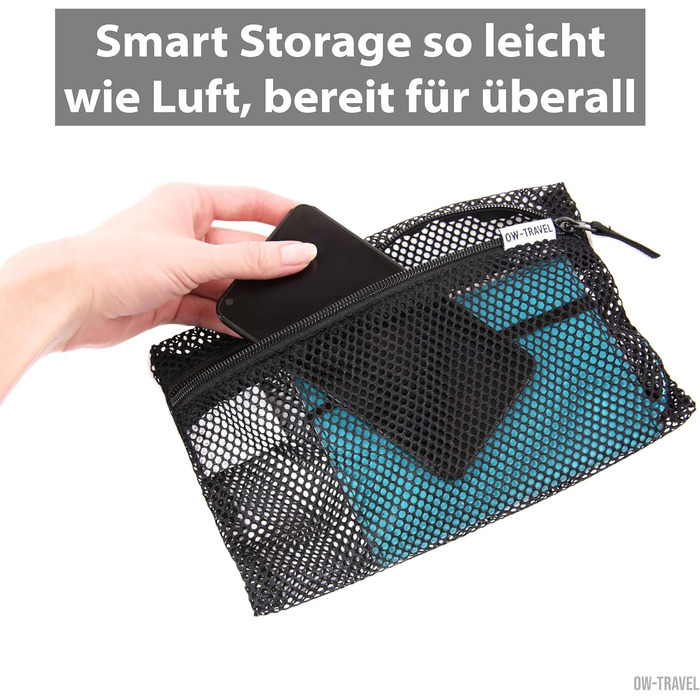 Органайзери для валізи OW-Travel: 2 середні + 2 великі. Набір для пакування речей, чорний. Кубики для подорожей, органайзери для одягу.