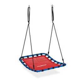 Relaxdays Square Nest Гойдалка в червоному кольорі