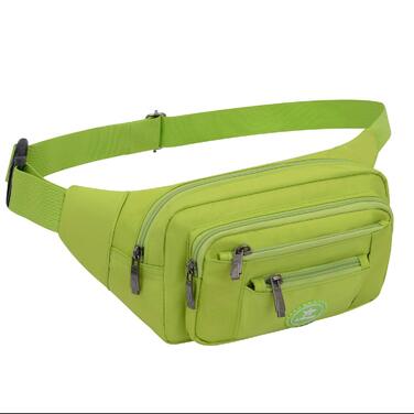 Водонепроникна поясна сумка для чоловіків та жінок, спортивна, для бігу, трекінгу, велосипедна, для ножа та туристичного інструменту (Зелена)