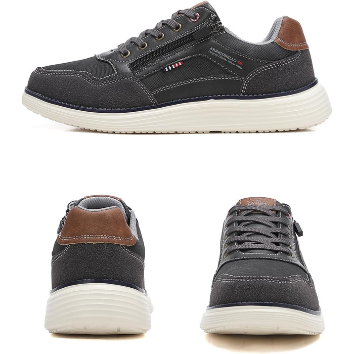 ARRIGO BELLO Чоловічі кросівки для активного відпочинку: легкі, зручні, для туризму та бігу. Розміри 41-46 (B Grey, 43 EU)