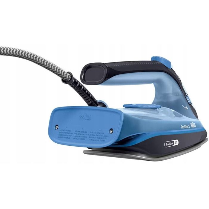 Парова праска Braun FreeStyle 3 FI3194BK 2400 Вт, синьо-чорна