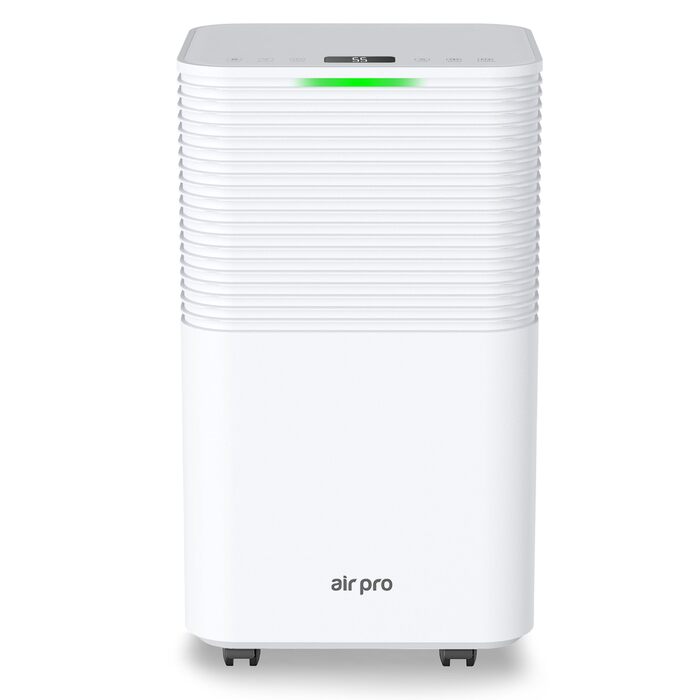 Цифровий осушувач повітря Air Pro 20L з функцією сну, таймером на 24 години, для сушіння білизни, кімнат, підвалів, гаражів та кухні. Портативний електричний осушувач, видаляє плісняву та вологу. Білий.