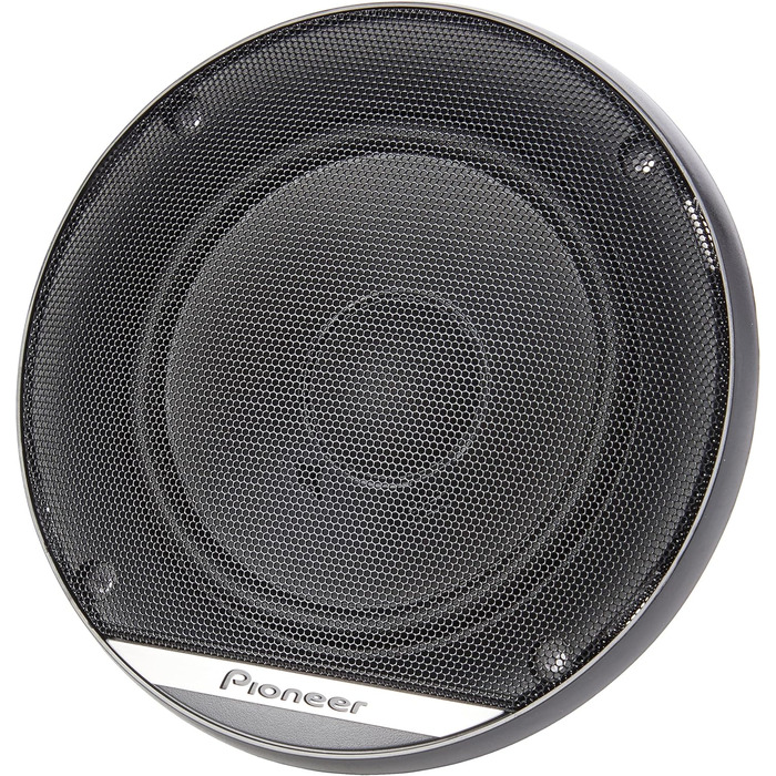 Автомобільна акустика Pioneer TS-G130C 13 см, 250 Вт, 2-смугові компонентні динаміки, потужний звук, IMPP-дифузор, оптимальний бас, 40 Вт RMS, монтажна глибина 44 мм, чорні, 2 шт.