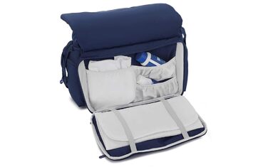 Дитяча сумка для мами та тата Inglesina My Baby Bag чорна, багатофункціональна пеленальна сумка з термовідділенням та органайзером
