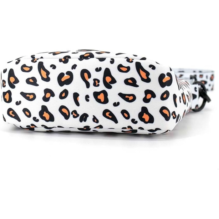 Сумка для ласощів для собак COOWONE Leckerlibeutel, з тримачем для відходів, на пояс, для прогулянок та тренувань, біла, леопардовий принт 2.0