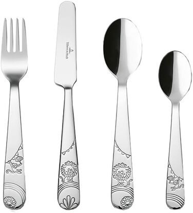 Набір дитячого посуду Villeroy & Boch Boho Kids 'Roar like a lion' (4 шт.) з нержавіючої сталі, для дітей