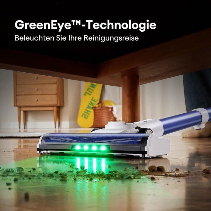 Ultenic U10 Ultra: Бездротовий акумуляторний пилосос з потужністю всмоктування 40000 Па, 40 хв роботи, світлодіодним індикатором та щіткою проти ковтунів для килимів, твердих підлог та шерсті тварин