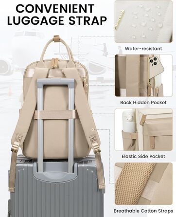 LOVEVOOK Рюкзак для жінок, 15.6