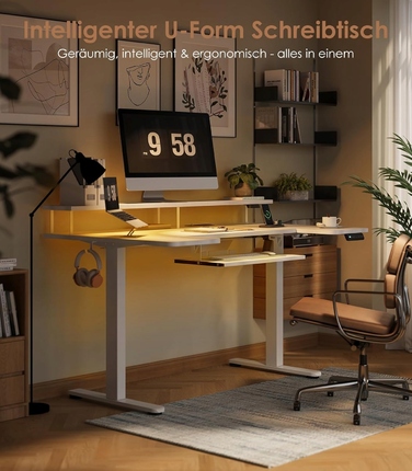 Електричний регульований ігровий стіл з LED-підсвіткою, пам'яттю налаштувань та підвищеною стійкістю