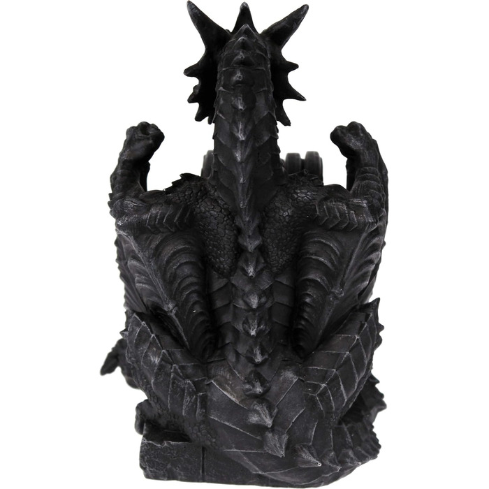 Nemesis Now Dragons Lair Coaster Set, 16.5 cm, Black