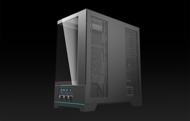 Корпус для ПК DarkFlash DY451 ATX Midi Tower Gaming, загартоване скло, чорний