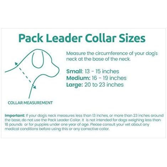 Pack Leader Collar™ - Dog Trainer Cesar Millan's Training Collar (Medium) (Blue, S)