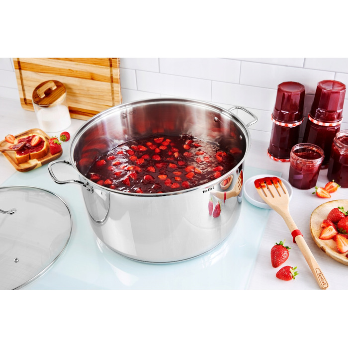 Каструля з кришкою Tefal Intuition для індукційних плит, нержавіюча сталь, 2,9 л, 20 см