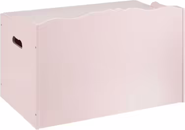 Amazon Basics Wooden Toy Box, 30 x 16 x 18.5 inches, Pink
