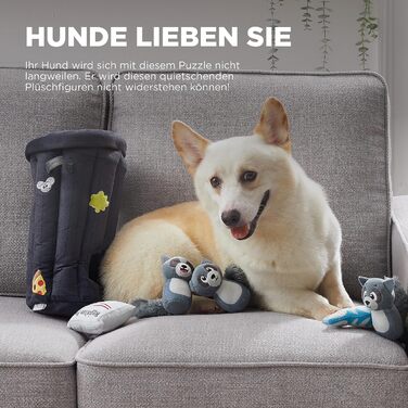 Іграшка для собак Outward Hound Hide A Squirrel XL, плюшева, єнот
