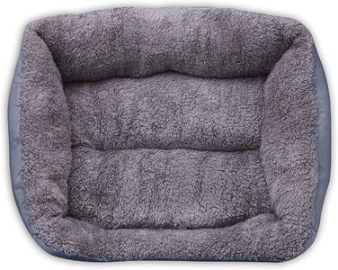 Килимок для кота та собаки AcserGery: м'який, теплий, сірий. Підходить як ліжко для собак та котів