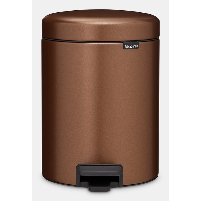 Сміттєвий кошик з педаллю BRABANTIA NewIcon, 5 л, Warm Bronze