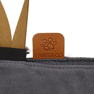 Килимок для собак Paws&Co: портативний, складний, 75x50 см (Сірий)