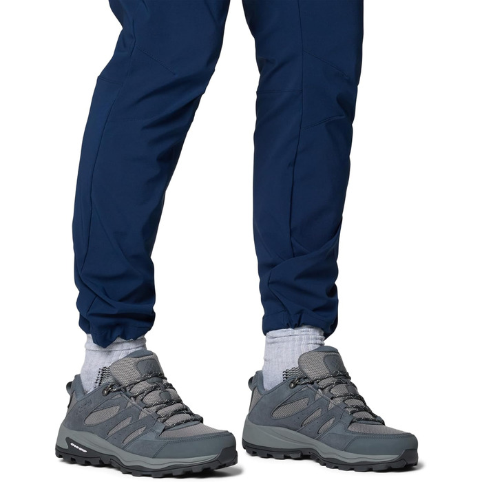 Чоловічі трекінгові черевики Columbia Redmond Iv Low Waterproof Mid Rise, 45 EU, Graphite Citron Haze