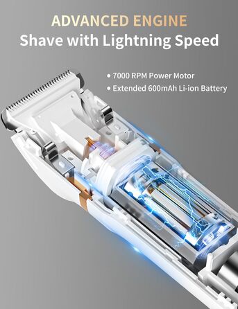 Електричний жіночий тример 3-в-1 для тіла, бікіні та носа. Вологостійкий IPX7, USB-зарядка. Чорний або білий.