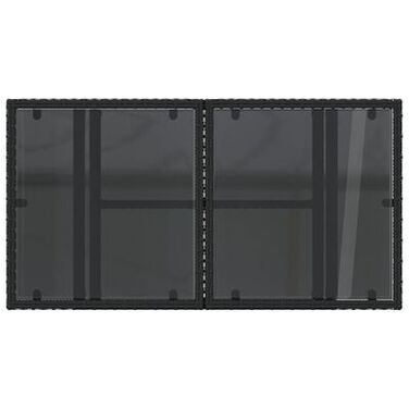 Прямокутний пластиковий стіл VidaXL, 100 x 55 x 73 см