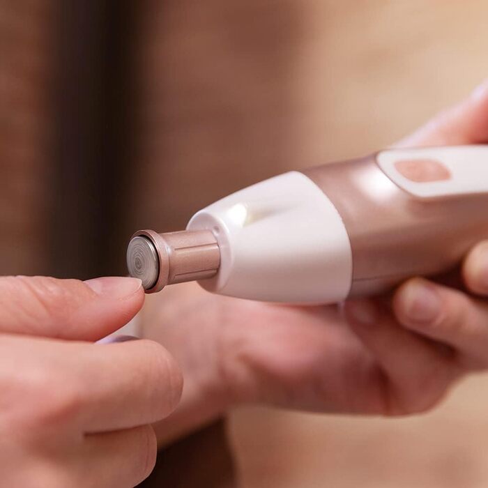 Електричний набір для манікюру та педикюру Cecotec Bamba PinkyCare 700 Perfect Nails з 7 насадками, 5 швидкостями та 2 напрямками, ергономічний дизайн