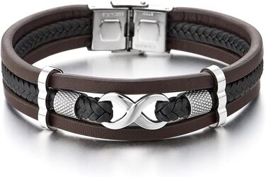 Браслет шкіряний чоловічий/жіночий COOLSTEELANDBEYOND 
