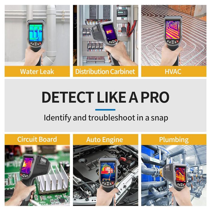 Тепловізор промисловий NOYAFA NF-521S з роздільною здатністю 120x90 пікселів, 2.8