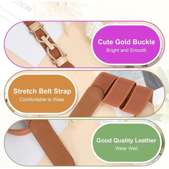 Жіночий еластичний ремінь JasGood Skinny з тонкою пряжкою. Кольори: чорний, коричневий, білий, бежевий. Довжина 70 см, підходить для талії 68-82 см.