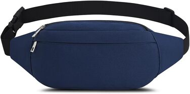 Чоловіча та жіноча поясна сумка-рюкзак для туризму, фітнесу, велосипеду, спорту та відпочинку (D1-темно-синій)