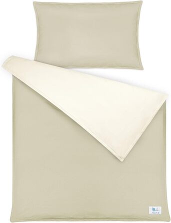 Бетліня для дітей Lulumoon з мусліну 100x135 см: комплект простирадла 100x135 + наволочка 40x60 см з бавовни Oeko-TEX Standard – легка та комфортна постільна білизна для малюків