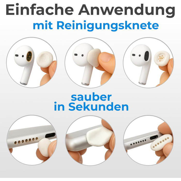 Набір для чищення телефону та навушників з професійним інструментом, комплект для Airpods, аксесуари для iPad та iPhone, практичні гаджети для чоловіків, технічні гаджети