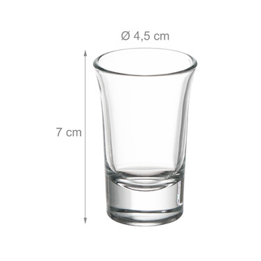 Bamboo Shot Glass Tray for 6 Glasses