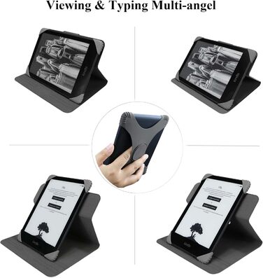 Чохол для Kindle 2024/2022, Kobo Nia/Clara 2E/HD, Schmetterling: легкий, з регулюванням кута нахилу